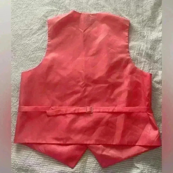 Salmon pink Alberto cardinali vest size large - Picture 2 of 5